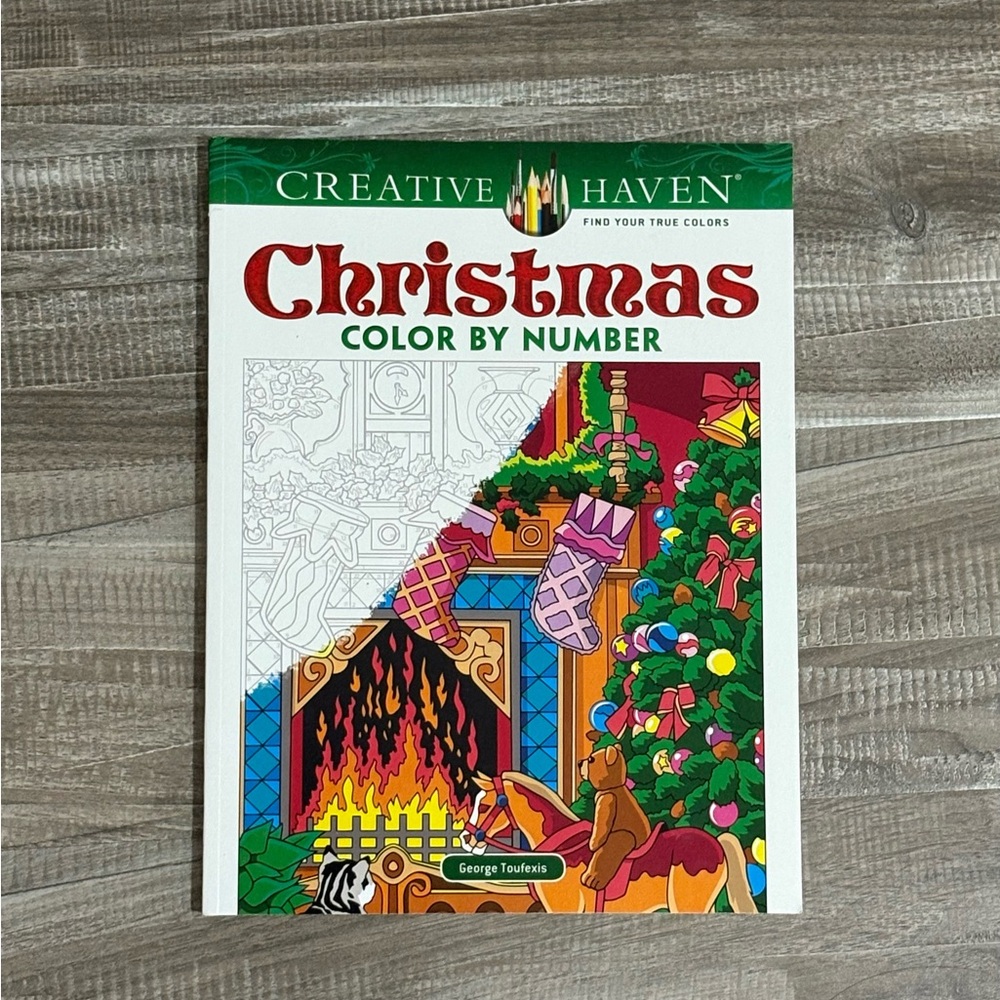 ! NEW! Christmas Color by Number Coloring Book for Adults and Teens